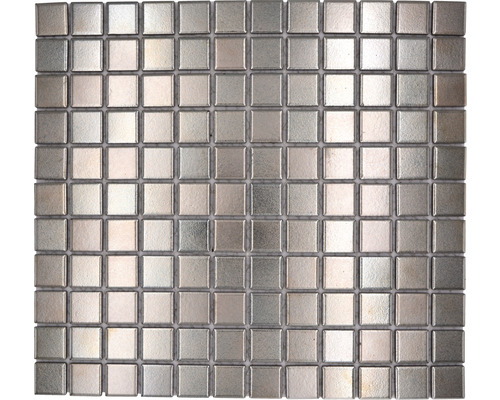 Mosaikfliese aus Glas mit quadratischen Elementen