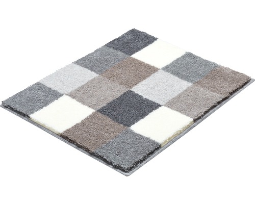 Quadratischer Teppich mit Karomuster