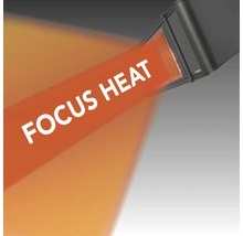Terrassenstrahler Eurom Golden 2000 Amber Focus 2000 Watt