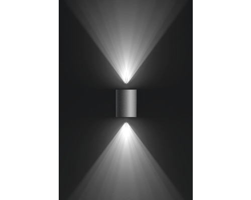 Wandleuchte mit Lichteffekt nach oben und unten