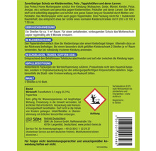 Informationen zum Protect Home Mottenpapier mit Hinweisen zur Anwendung und Entsorgung