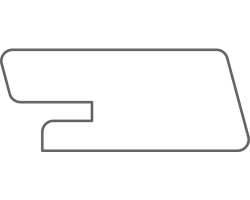 Kontur einer rechteckigen Duschwanne