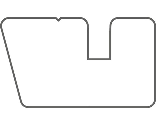 Kontur einer Fußmatte