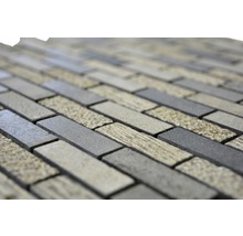 Rechteckige Mosaikfliesen aus Stein