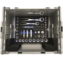 Universal Werkzeugkoffer Industrial L-BOXX 445 x 245 x 358 mm 80-tlg blau/grau/weiss-thumb-3