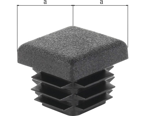 Schutzkappe aus Kunststoff, quadratisch