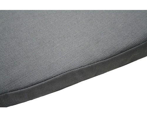 Graues Sitzkissen mit Stoffbezug