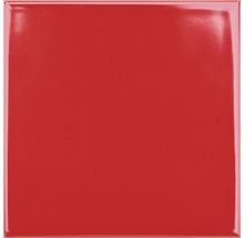 Rote, glänzende Fliese