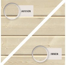 Holzfassade für den Außen- und Innenbereich