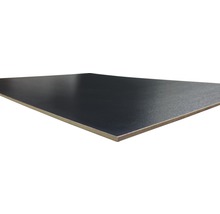 Fixmaß Dünn-MDF Platte einseitig schwarz 1200x600x3 mm-thumb-1