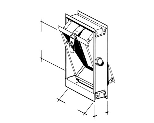 Revisionsklappe für Installationsschächte