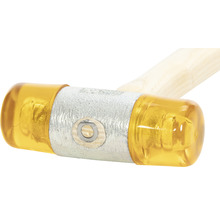 Schonhammer mit Holzgriff und Kunststoffaufsatz