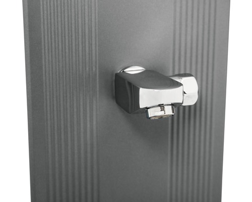 Nahaufnahme einer Duscharmatur