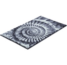 Rechteckiger Teppich mit Spiralmuster