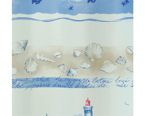 Duschvorhang mit Strandmotiv