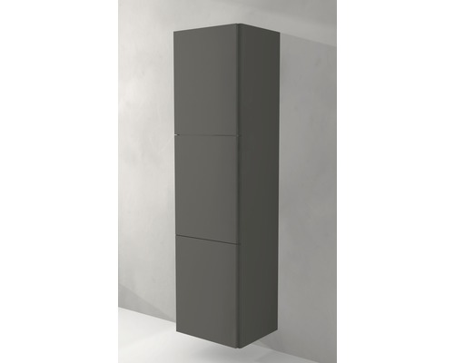 Hoher Badezimmerschrank mit drei Türen zur Wandmontage