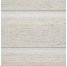 Nahaufnahme eines Doppelrollos mit natürlicher Textur