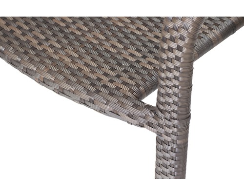 Detailansicht eines Rattansessels