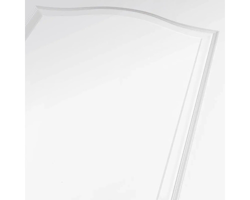 Detail einer weißen Innentür mit Kassettenoptik