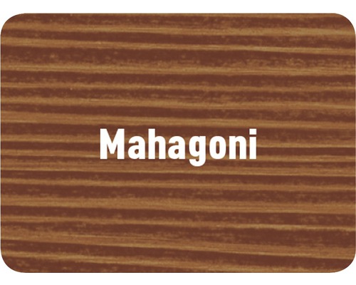 Mahagoni Farbton auf Holz