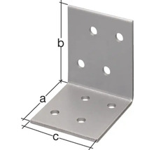 Winkelverbinder 40 x 40 x 40 mm, Edelstahl, 1 Stück