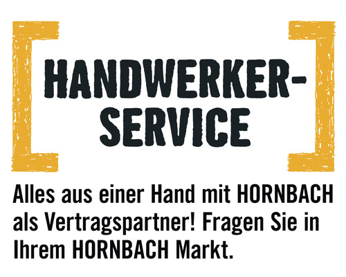 Anzeige für den Handwerkerservice von Hornbach