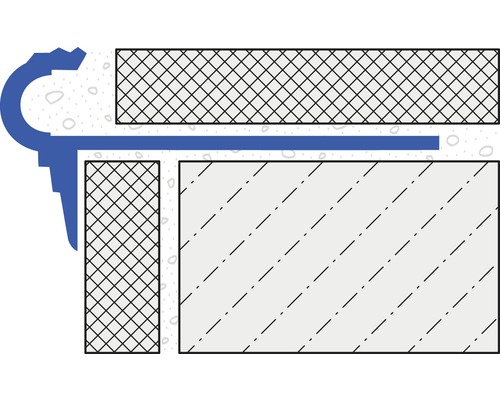 Darstellung eines Dichtungsprofils für Bauanwendungen