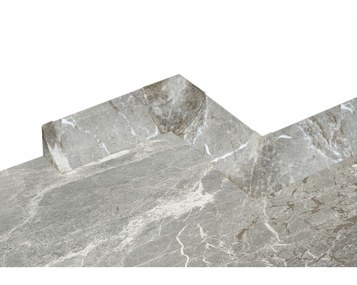 Arbeitsplatte aus Stein mit Marmorierung