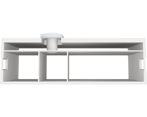 Kläranlage mit drei Kammern für Abwasserbehandlung