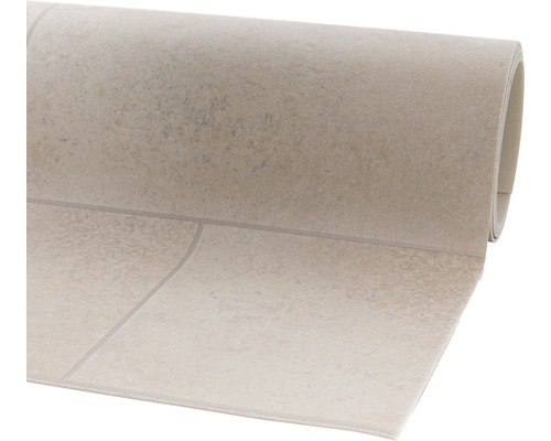 Gerollte Vinylboden Meterware mit Steinoptik