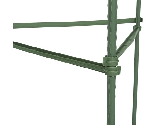 Detailaufnahme eines Kunststoff-Gartenregals