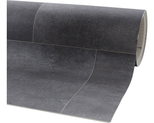 Gerollter PVC-Bodenbelag in Fliesenoptik