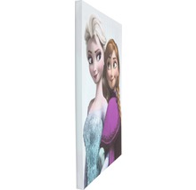 Leinwanddruck mit den Eiskönigin-Figuren Elsa und Anna