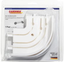 Gardinia Rundbogen für Vorhangschienen Modell P2 Ü, ein Paar