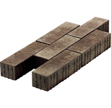Rechteckige Pflastersteine aus Beton, Gartenweg oder Terrasse