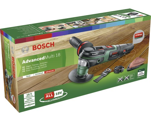 Bosch Advanced Multi 18 Multifunktionswerkzeug im Karton