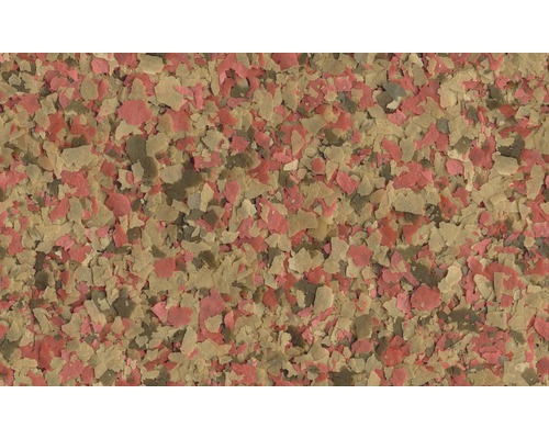 Nahaufnahme von Fischfutterflocken