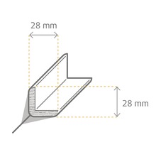 Winkelleiste Buche 28x28x2600 mm-thumb-3