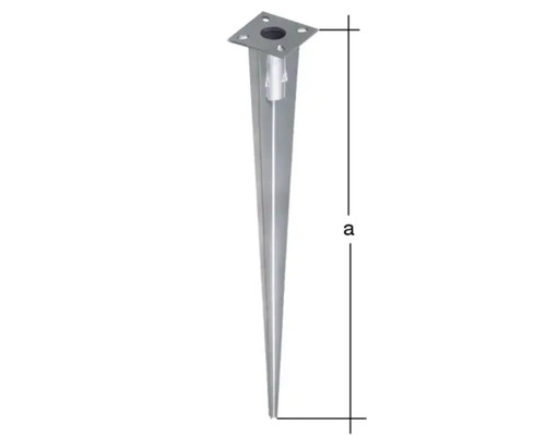 Erdanker mit Maßangabe für den Gartenbereich