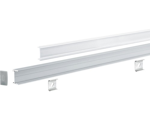 LED-Leuchtenprofil mit Montagezubehör