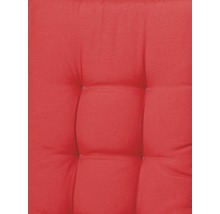 Auflage für Gartenbank Madison Panama 48 x 110cm Baumwolle-Polyester 3-Sitzer rot-thumb-1
