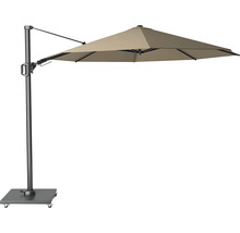 Freiarm-Sonnenschirm mit quadratischem Schirm und stabilem Standfuß