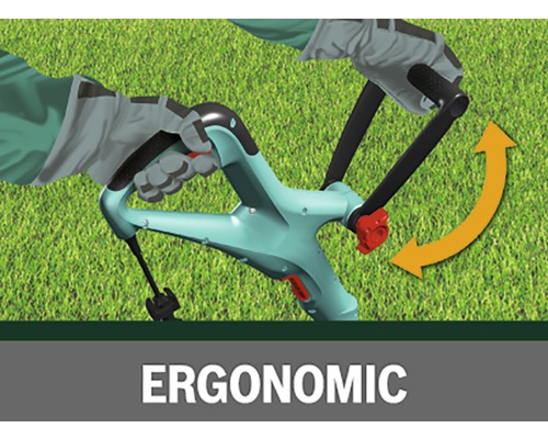 Gartenwerkzeug mit ergonomischem Griff zur Bodenbearbeitung