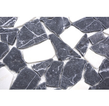Bruchmosaik Ciot 30,5x30,5 cm schwarz weiß-thumb-4