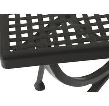 Beistelltisch MBM Romeo Eisen 50 x 50 x 50 cm marone