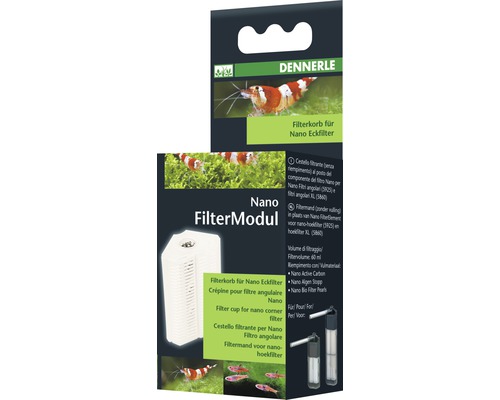 Dennerle Nano Filtermodul Verpackung für Nano Eckfilter