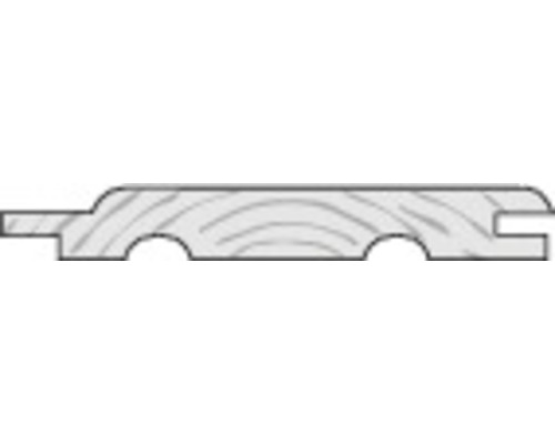 Holzpaneelprofil mit Nut- und Federverbindung