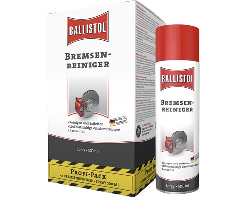 Bremsenreiniger Teilereiniger Ballistol 4x500 ml Spray, 4er