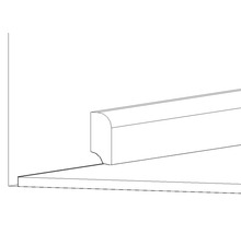 Sockelleiste SF381 Kiefer roh 19,5 x 45 x 2400 mm-thumb-2