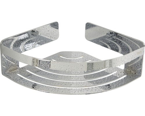 Eckregal für Badezimmer aus Metall